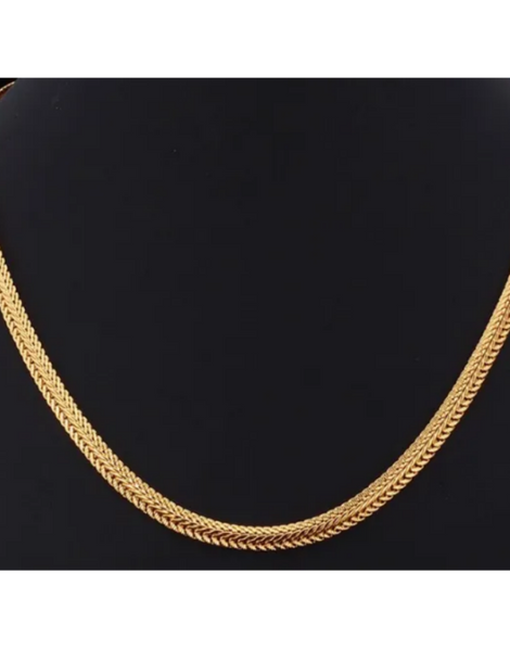 Mens Gold Chain | 18 Carat Gold Plated Necklace | Mens Necklace