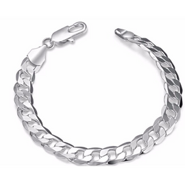 Silver Plated Bracelet | Mens Bracelet | Mens Sterling Bracelet