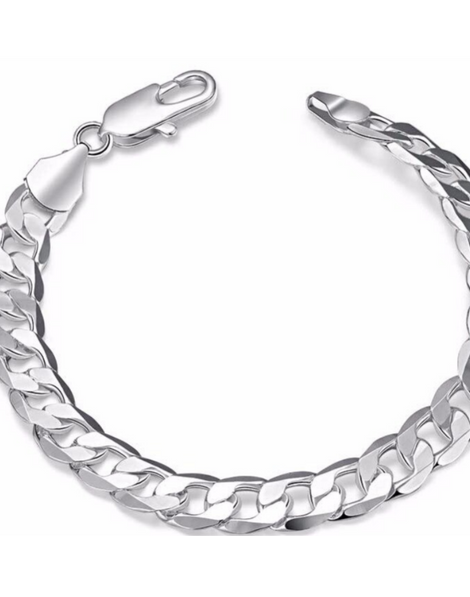 Silver Plated Bracelet | Mens Bracelet | Mens Sterling Bracelet