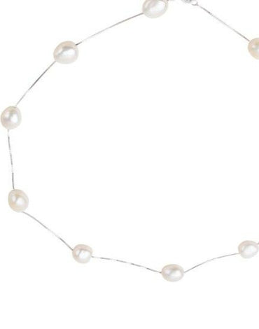 Freshwater Pearl Neckace | 925 Sterling Silver Freshwater Necklace