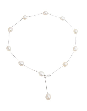 Freshwater Pearl Neckace | 925 Sterling Silver Freshwater Necklace