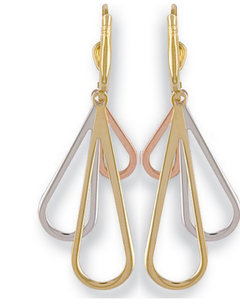 9 Carat Gold Earrings | Gold Drop Earrings