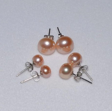 Cultured Freshwater Pearl Earrings | Freshwater Cultured Earrings | Buy Freshwater Cultured Earrings