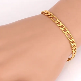 Womens - Mens Gold Plated Stainless Steel Bracelets | Gold Plated Stainless Steel Bracelet