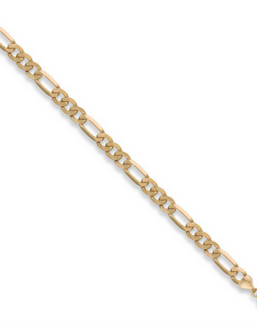 9 Carat Gold Chain | Solid Gold Figaro Necklace | Women's Necklace