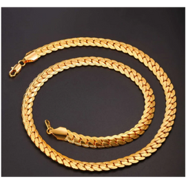 Mens Chain Necklace | 18 Carat Gold Plated Necklace | Mens Necklace