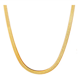 Mens Neckalace |18 Carat Gold Plated Necklace Chain | Mens Gold Plated Chain