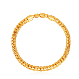 Mens Bracelet | 18k Gold Plated Bracelet | Gold Plated Mens Womens Jewellery