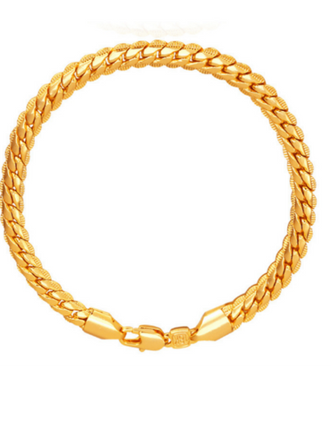 Mens Bracelet | 18k Gold Plated Bracelet | Gold Plated Mens Womens Jewellery