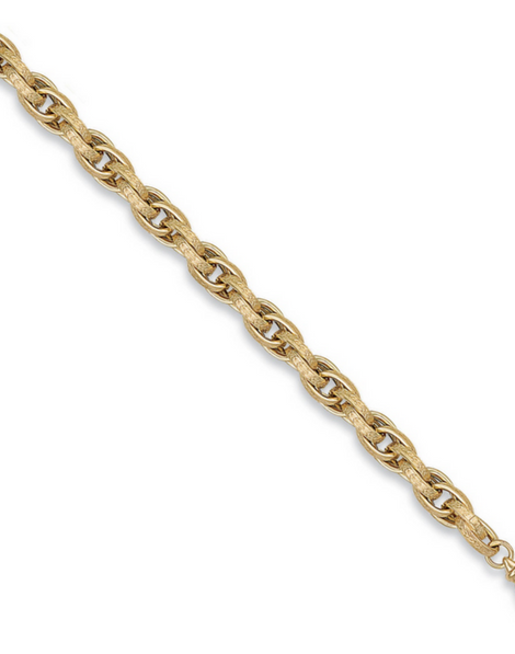 9 Carat Yellow Gold Chain | Solid Gold Prince of  Wales Chain | Women's | Men's Necklace