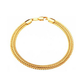 Mens Bracelet | 18 Carat Gold Plated Bracelet | Gold Plated Mens Jewellery