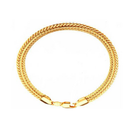 Mens Bracelet | 18 Carat Gold Plated Bracelet | Gold Plated Mens Jewellery