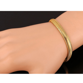 Men's Bracelet |18 Carat Gold Plated Bracelet Chain | Mens Gold Plated Bracelet