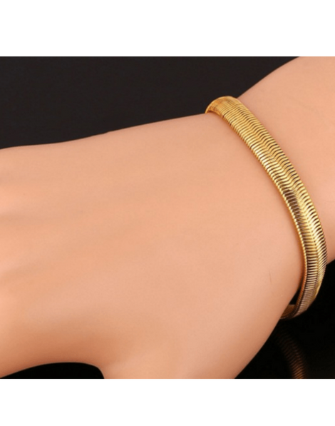 Men's Bracelet |18 Carat Gold Plated Bracelet Chain | Mens Gold Plated Bracelet