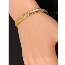 Men's Bracelet |18 Carat Gold Plated Bracelet Chain | Mens Gold Plated Bracelet