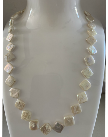 Unique Freshwater Pearl Neckace | 925 Sterling Silver Freshwater Necklace