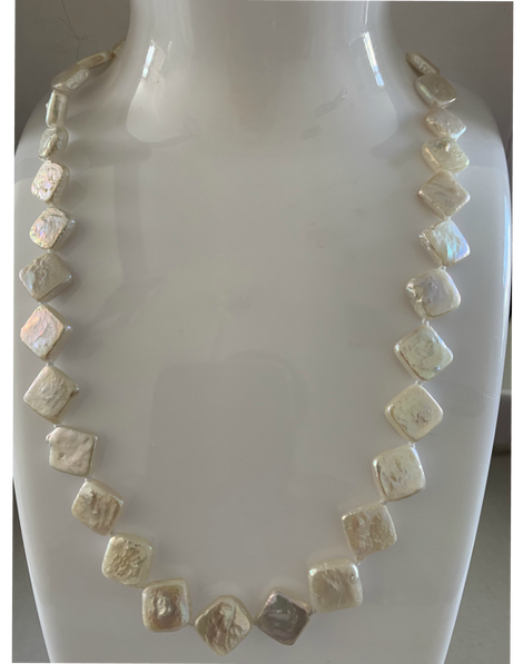 Unique Freshwater Pearl Neckace | 925 Sterling Silver Freshwater Necklace