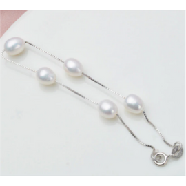 Freshwater Pearl Bracelet | 925 Sterling Silver Freshwater Bracelet